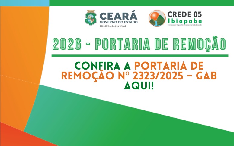 PORTARIA DE REMOÇÃO  Nº 2323/2025 – GAB