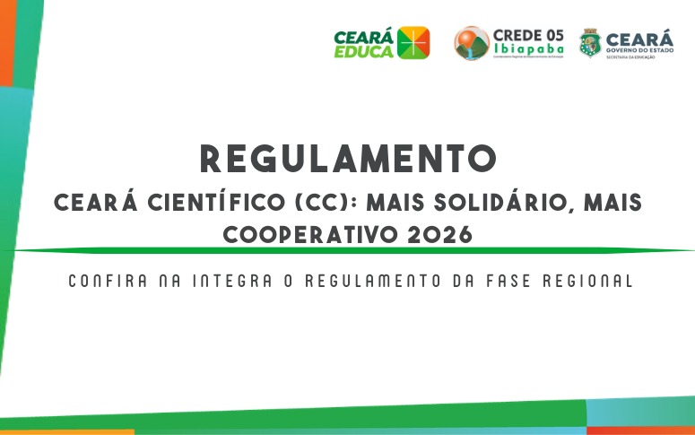 REGULAMENTO – CEARÁ CIENTÍFICO 2026