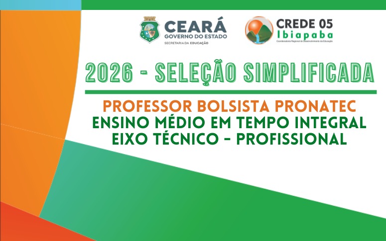 PROCESSO SELETIVO SIMPLIFICADO PARA SELEÇÃO DE PROFESSOR BOLSISTA DOS CURSOS TÉCNICO DE EDUCAÇÃO PROFISSIONAL E TECNOLÓGICA ARTICULADO COM O ENSINO MÉDIO – EM – EPT 2026.2 / 2027.1