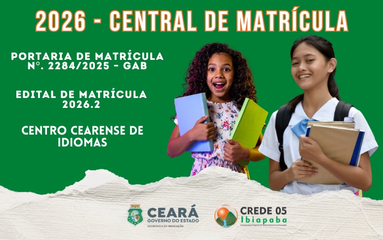 EDITAL N° 03/2026: CENTRO CEARENSE DE IDIOMAS